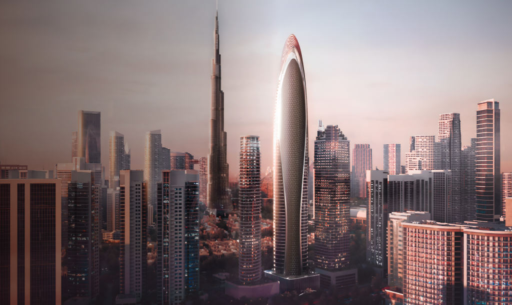 Mercedes Benz Places Tower by Binghatti in Dubai Downtown