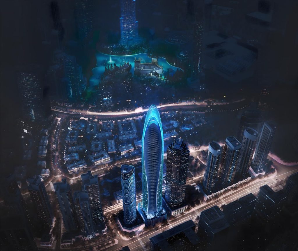 Mercedes Benz Places Tower by Binghatti in Dubai Downtown